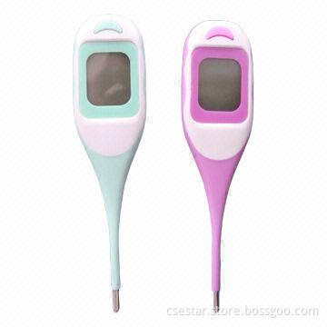 Digital Thermometers, Green/Red Backlight, Low-battery, Large LCD Display, SGS Mark
